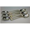 Image 1 : A matched set of six George III silver Old English bead pattern tablespoons by George Smith II, Lon.