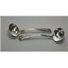 Image 1 : A pair of George III silver King's Hourglass pattern sauce ladles by Thomas Barker, London 1818, 18.