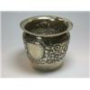 Image 1 : A late Victorian silver planter, possibly by Walker & Hall, Birmingham 1899, of tapering circular s.