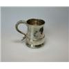 Image 1 : A George II silver Mug, maker's mark indistinct, Exeter 1734, raised on a circular foot, the tapere.