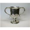 Image 1 : A George III silver two handled cup by Hester Bateman, London 1784, raised on a circular foot, the..