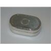 Image 1 : A George III silver vinaigrette by Phipps and Robinson, London 1797, of oval shape with bright cut..