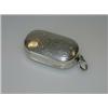Image 1 : A George IV silver vinaigrette by Joseph Willmore, Birmingham 1813, of oval shape, prick dot engrav.