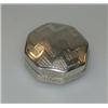 Image 1 : A George III silver vinaigrette, maker IT, Birmingham 1805, of octagonal shape with zigzag engraving