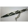 Image 1 : A large Victorian Scottish Highland dirk, the 30cm single edged steel blade fitted with a Celtic kn.