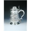 Image 1 : A George III silver tankard by John King, London 1770, of baluster shape raised on a circular foot,.