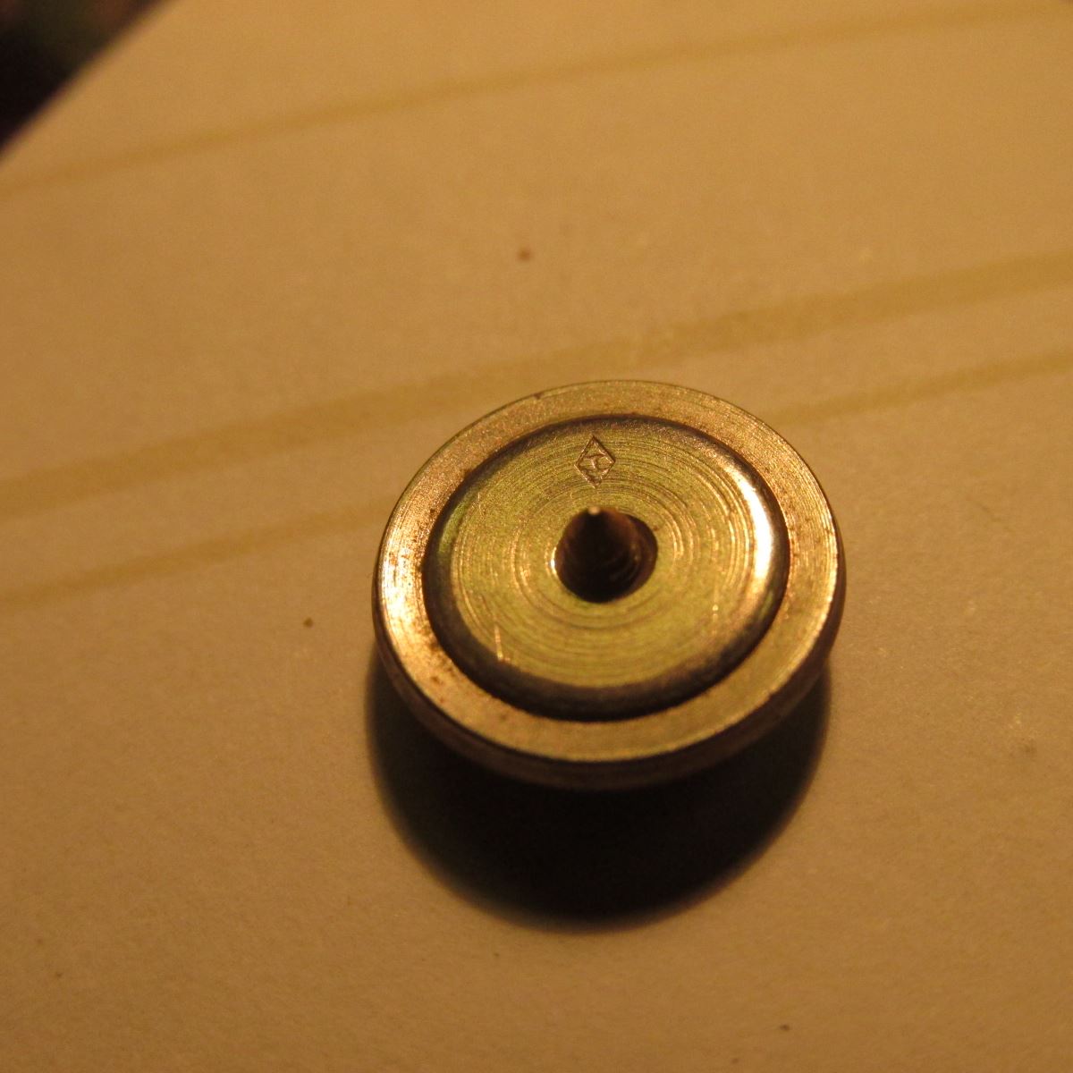 10K Gold Elks Lodge Lapel Pin with screw back.