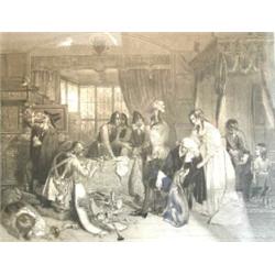Charles Landseer, ARA (1799-1879), Pillage and Destruction of Basing House, Hants, Oct. 14th 1645,..