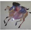 Image 1 : Carol Grigg (20th Century) Carol Grigg on her horse, Farboy, a print, 64 x 88cm £150-180...