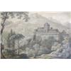 Image 1 : John Warwick Smith (1749-1831) A Castello in an Italianate Landscape, watercolour over pencil, 14 x.