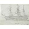 Image 1 : John Christian Schetky (1778-1874) HMS Dreadnought, Portsmouth Harbour, 1803; with My Yacht, Wander.