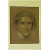 Image 1 : George Richmond, RA (1809-1896) Head Study, possibly of George Eliot, pencil with black and white c.