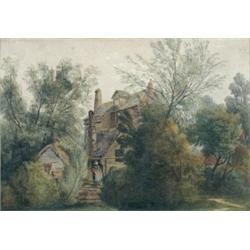 Circle of Peter de Wint (1784-1849) The Old Mill, watercolour, 31 x 44cm   £100-150...