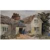 Image 1 : John Callow (1822-1878) A Cottage in the Highlands, signed lower right with initials and date "JC 18