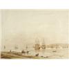 Image 1 : Ivan Ayvazovsky (1817-1900) A View of the Black Sea with Sailing Ships in Harbour, signed lower rig.
