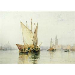 Frederick James Aldridge (1850-1933) Venice, signed lower right "F J Aldridge, Venice", watercolour.