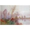 Image 1 : Albert Proctor, ARCA (19th Century) A Woodland Lake, signed lower right "Albert Proctor, ARCA", wat.