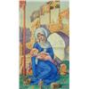 Image 1 : William Lawson (b.1893) The Madonna of the Bridge with the Christ Child, signed lower right "W Laws.