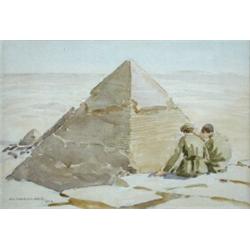 A N Coverley-Price (20th Century) The Second Pyramid at Gizeh, signed lower left "A V Coverley-Pric.