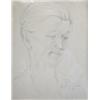 Image 1 : Gilbert Spencer (1892-1979) Portrait of a Lady, signed lower right "Gilbert Spencer 1941", pencil 22