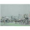 Image 1 : William Monk (1863-1937) Windsor Castle, with a Fair in the foreground, signed lower left "Monk", p.