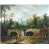 Image 1 : English School (19th Century) Fountains Abbey, Yorkshire, oil on canvas, 60 x 73cm  £500-600...