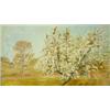 Image 1 : William J Merritt, ARCA (fl.1888-1890) Apple Blossom, oil on canvas, inscribed on the reverse "Will.