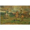 English School (19th Century) The Loyal Suffolk Hussars, oil on panel, 10 x 17cm £130-150...