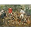 Image 1 : Thomas Ivester Lloyd (1873-1942) Gone to Ground, signed lower right "T Ivester Lloyd", oil on board.