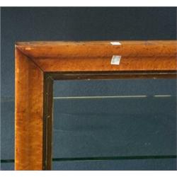 A 19th Century maple frame, sight size 55 x 66cm  £40-60...