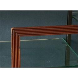 A 19th Century reeded mahogany frame, sight size 68 x 90cm  £20-30...