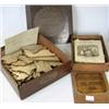 Image 1 : William Darton, 1811, an England and Wales county jigsaw puzzle in labelled deal box  and another...