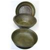 Image 1 : Three 16th or 17th century bronze bowls, one with the interior of the tapering sides reed turned, 2.