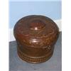 Image 1 : A Dutch copper 'hat' box and cover, the latter gadrooned about central boss, the former with hammere