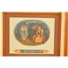 Image 2 : Framed Round-Up Cigar Box Label