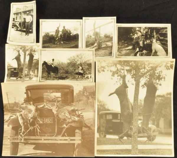 Collection Of 8 King Ranch Hunting Photographs