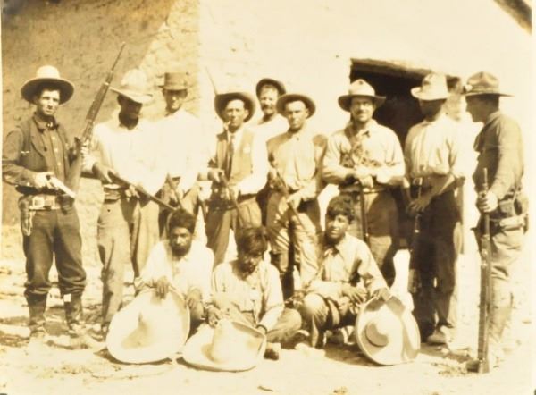 Bright Ranch Raid Brite Ranch Bandit Raid Original Photograph