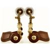 Image 1 : Unworn Lytle & Mourer Marked Silver Mounted Spurs