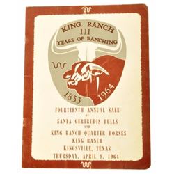 King Ranch 111 Years Of Ranching 14th Annual Sale