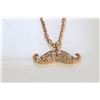 Image 1 : 14K ROSE GOLD PENDANT WITH CHAIN :1.8g/Diamond:0.07ct