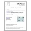 Image 3 : 14K WHITE GOLD EARRING 2.80GRAM  DIAMOND 0.76CT