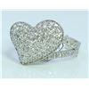 Image 2 : 14K WHITE GOLD RING 6.77 GRAM DIAMOND RD 1.93CT