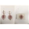 Image 1 : 3 Piece Ring And Earing Set Natural pink Tourmaline 4.80 CT Ring, Diamond 3.75 CT 14k Rose gold:14 G