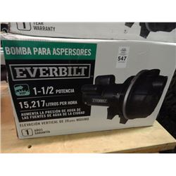 Everbilt Sprinkler Pump - Return