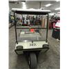 Image 1 : EZ Go Elec. 3-Wheel Golf Cart w/Canopy & Charger # Z6104Y/F1182