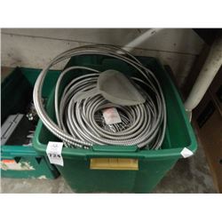 Tub Lot of Metal Flex Hose