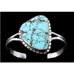 Navajo Large Gem Quality Turquoise Nugget Bracelet