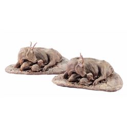 Idaho Cow & Calf Sculptures by Woodland