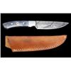 Image 1 : Damascus & Exotic Camel Bone CFK Custom Knife
