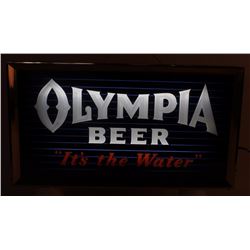 1950's Olympia Beer Lighted Sign